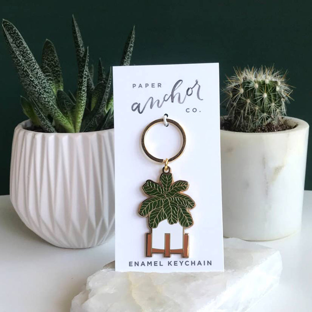Fiddle Leaf Fig Keychain - Salix Intimates