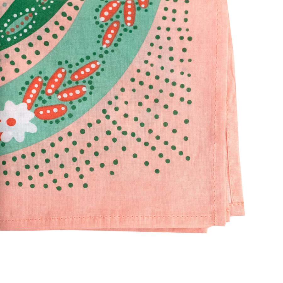 No.069 Pink Snakes Bandana