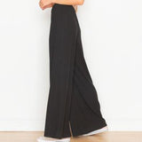 Feather Weight Rib Wide Leg Pant
