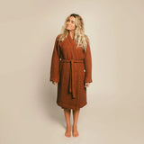 Organic Cotton Weightless Waffle Knit Robe