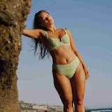 Serafine Gingham Wired Bikini Top