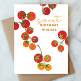 Tomato Birthday Greeting Card