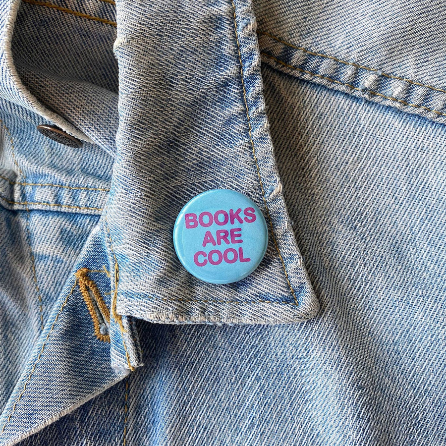 Books Are Cool Pin-back Button