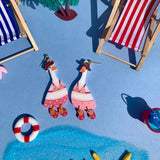 Sandy Goose Earrings