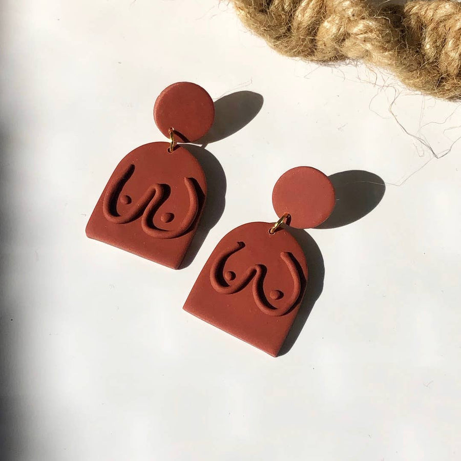 Terracotta Tatas Clay Earrings