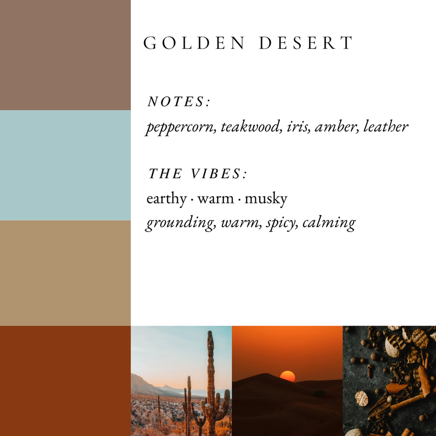 Golden Desert Soy Candle