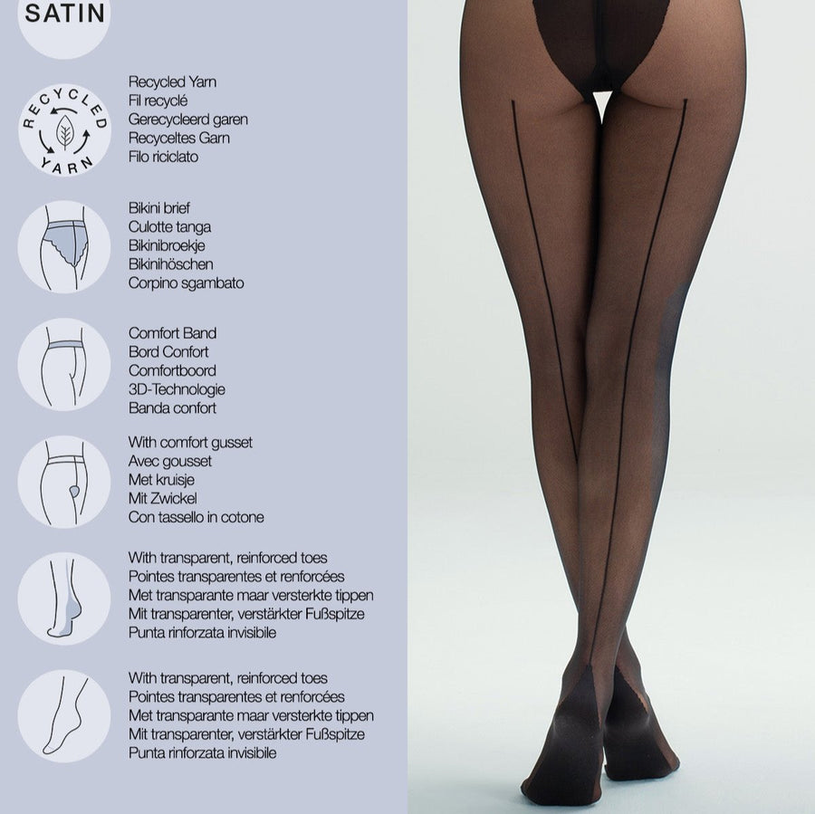 Sophistication 20 DEN Backseam Tights