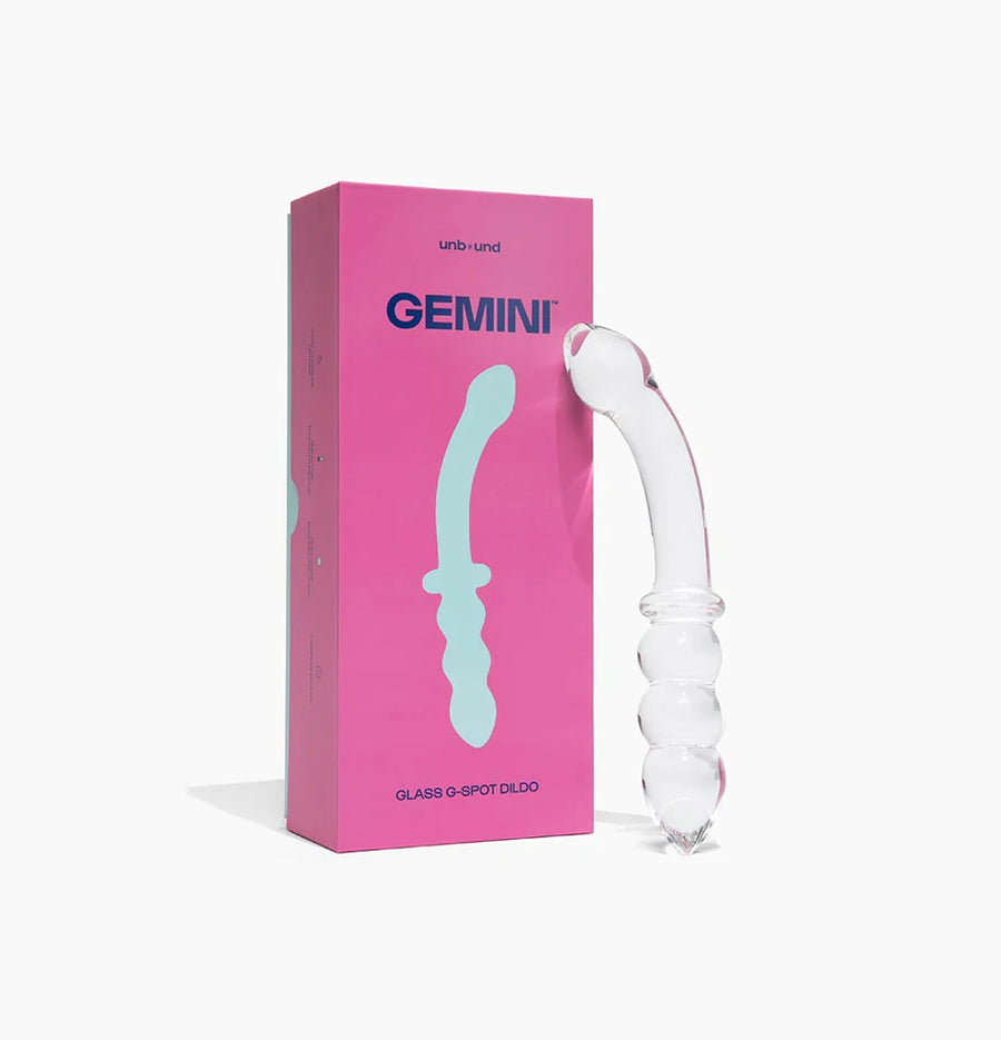 Gemini Borosilicate Glass Dildo