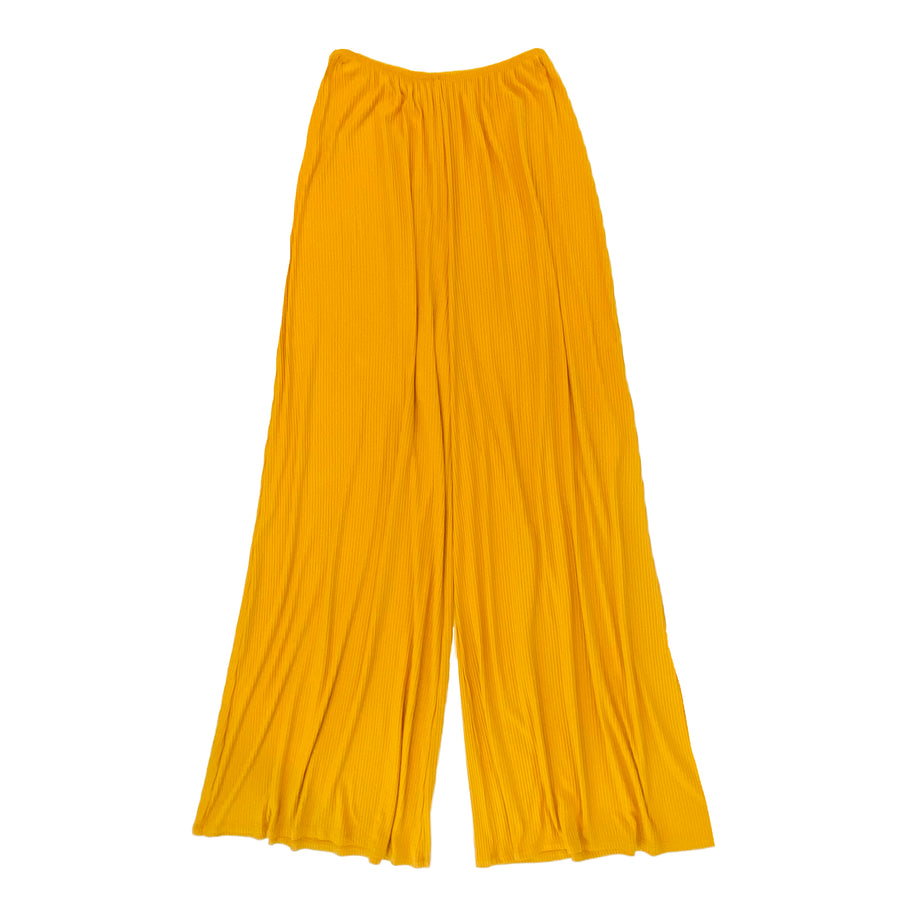 Feather Weight Rib Wide Leg Pant