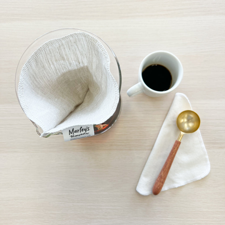 Reusable Organic Cotton Coffee Filters 2-Pack