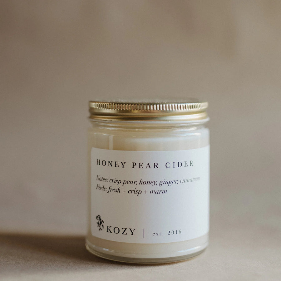 Honey Pear Cider Soy Candle