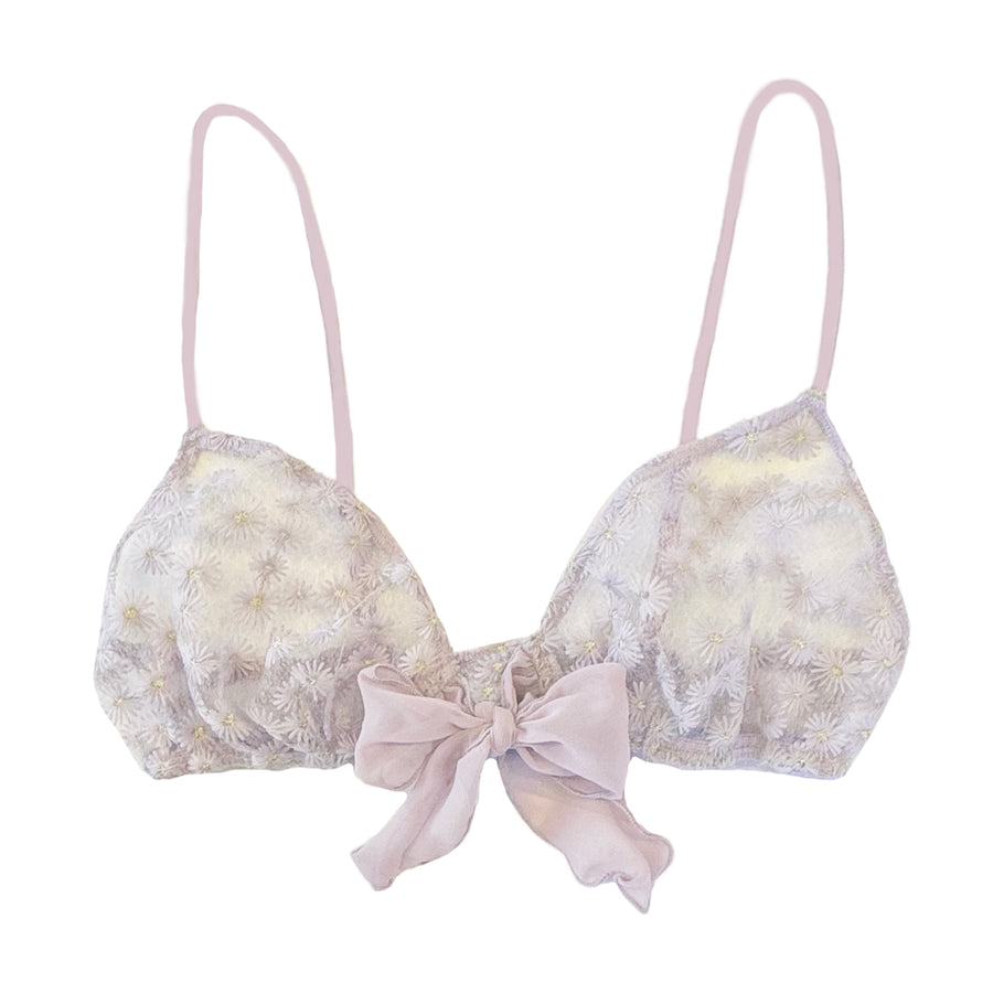 Isabel Embroidery Bowtie Bralette