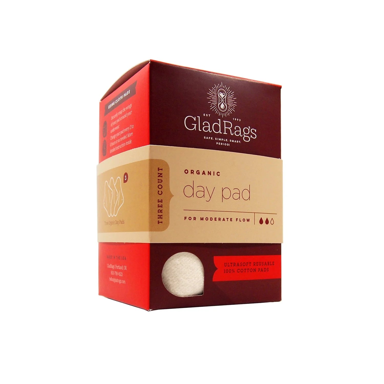 Reusable Organic Cotton Day Pad