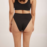 Ribbed High Leg Bikini Brief