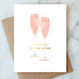Bubble For The Bride Greeting Card