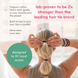 Plastic-Free Mondo Round Hair Ties