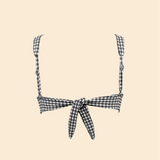 Serafine Gingham Wired Bikini Top