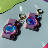 Pink Cameras Earrings