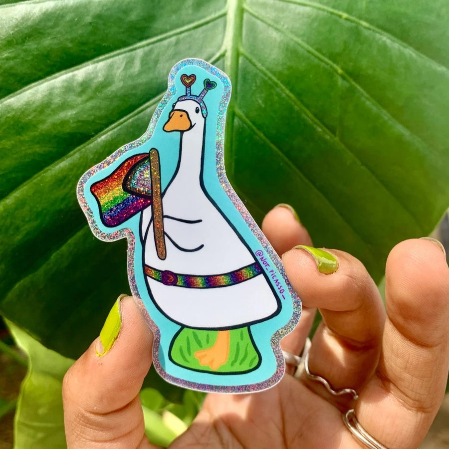 Pride Goose Sticker