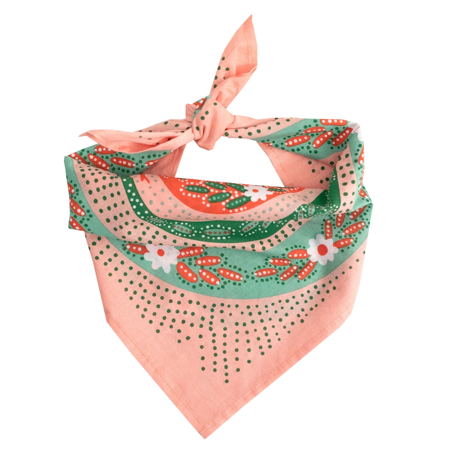 No.069 Pink Snakes Bandana