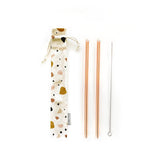 Reusable Metal Straw Set - 2 Straw Pack - Salix Intimates