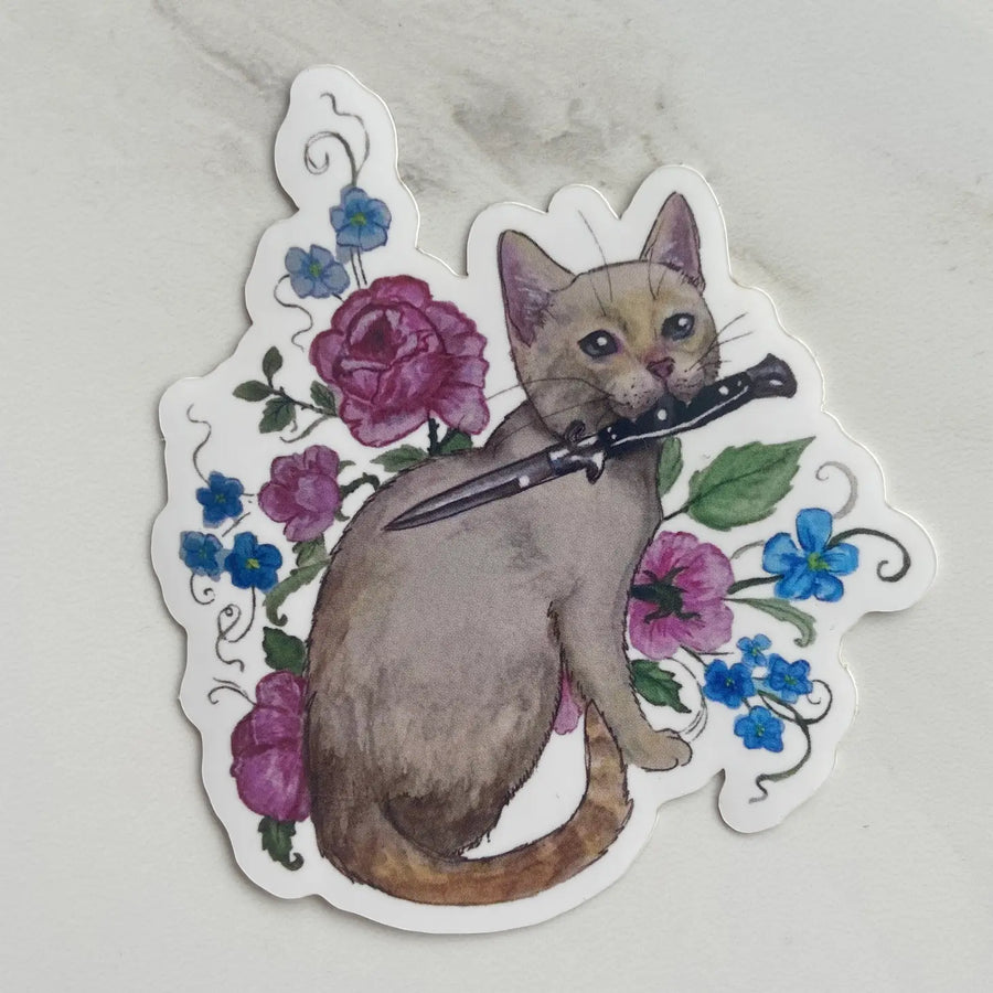 Switchblade Kitten Sticker