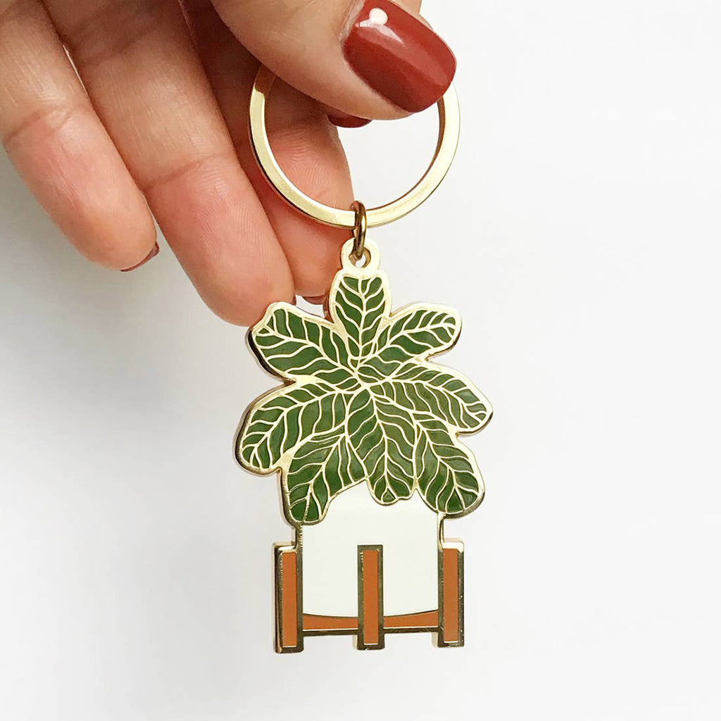 Fiddle Leaf Fig Keychain - Salix Intimates
