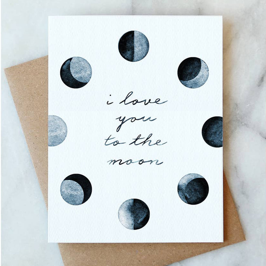 To The Moon Love Card - Salix Intimates