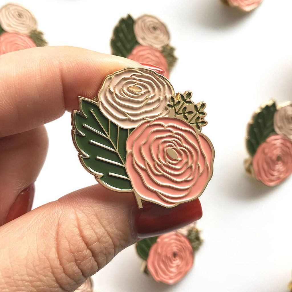 Michelle Ranunculus Lapel Pin - Salix Intimates