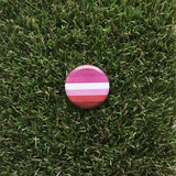 Lesbian Pride Flag Pin-back Button - Salix Intimates