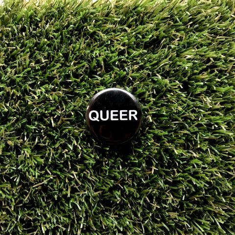 Queer Pin-back Button - Salix Intimates