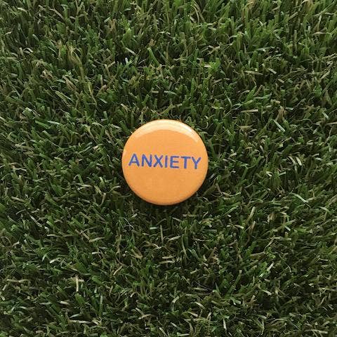 Anxiety Pin-back Button - Salix Intimates
