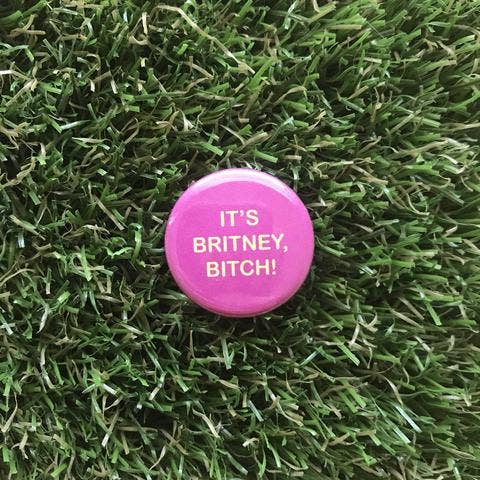Britney Pin-back Button
