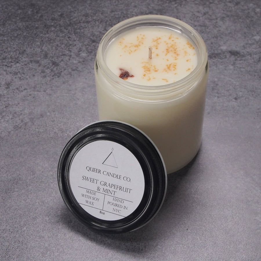 Sweet Grapefruit and Mint Candle