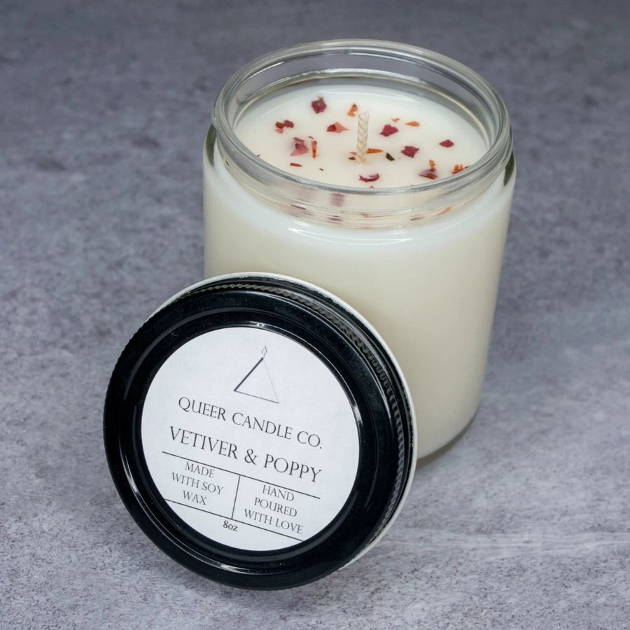 Vetiver + Poppy Candle