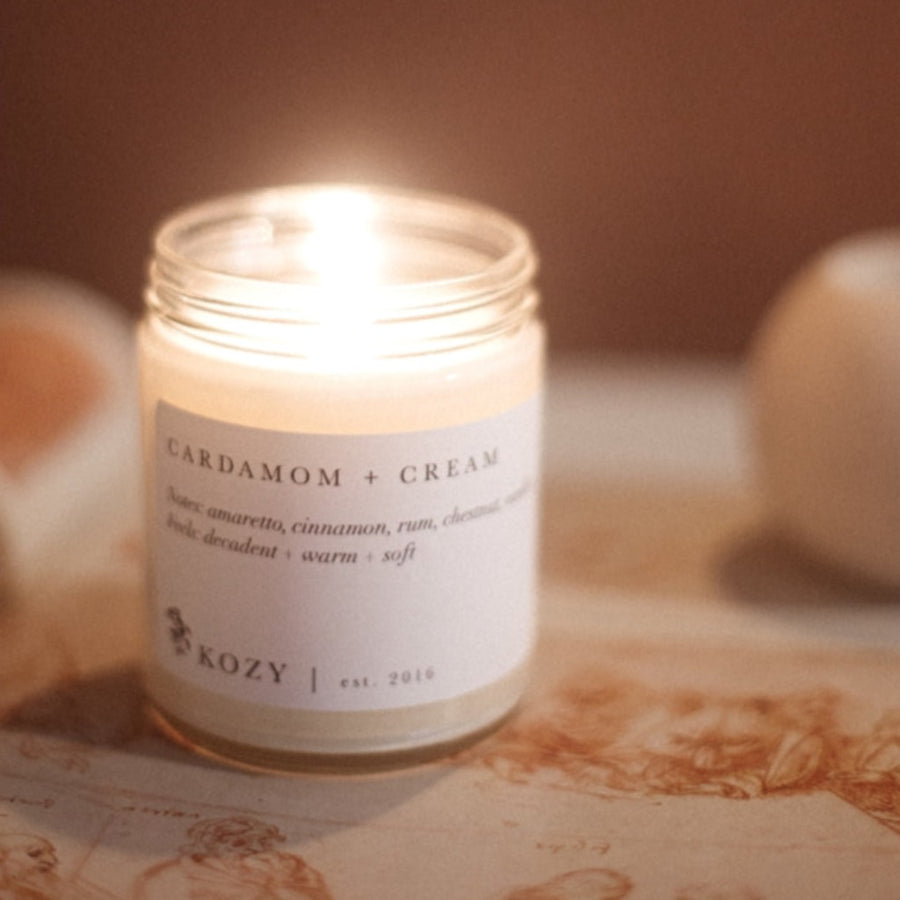 Cardamom + Cream Soy Candle