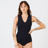Sleeveless V-Neck Bodysuit