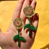 From the Garden Sunflowers Earrings