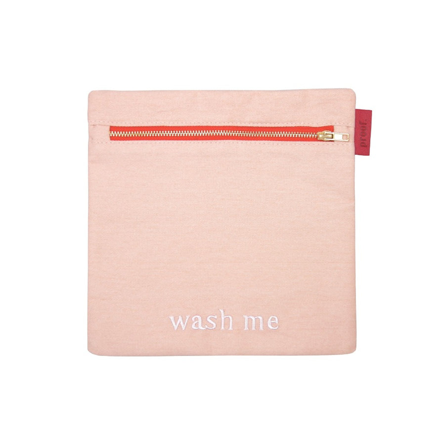 Wear Me/Wash Me Canvas Double Zipper Bag