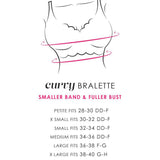 Never Say Never Curvy Racerback Bralette - Salix Intimates