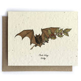 Bat & Holly Plantable Seeded Card
