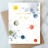 Space Baby Greeting Card