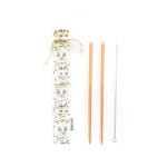 Reusable Metal Straw Set - 2 Straw Pack - Salix Intimates