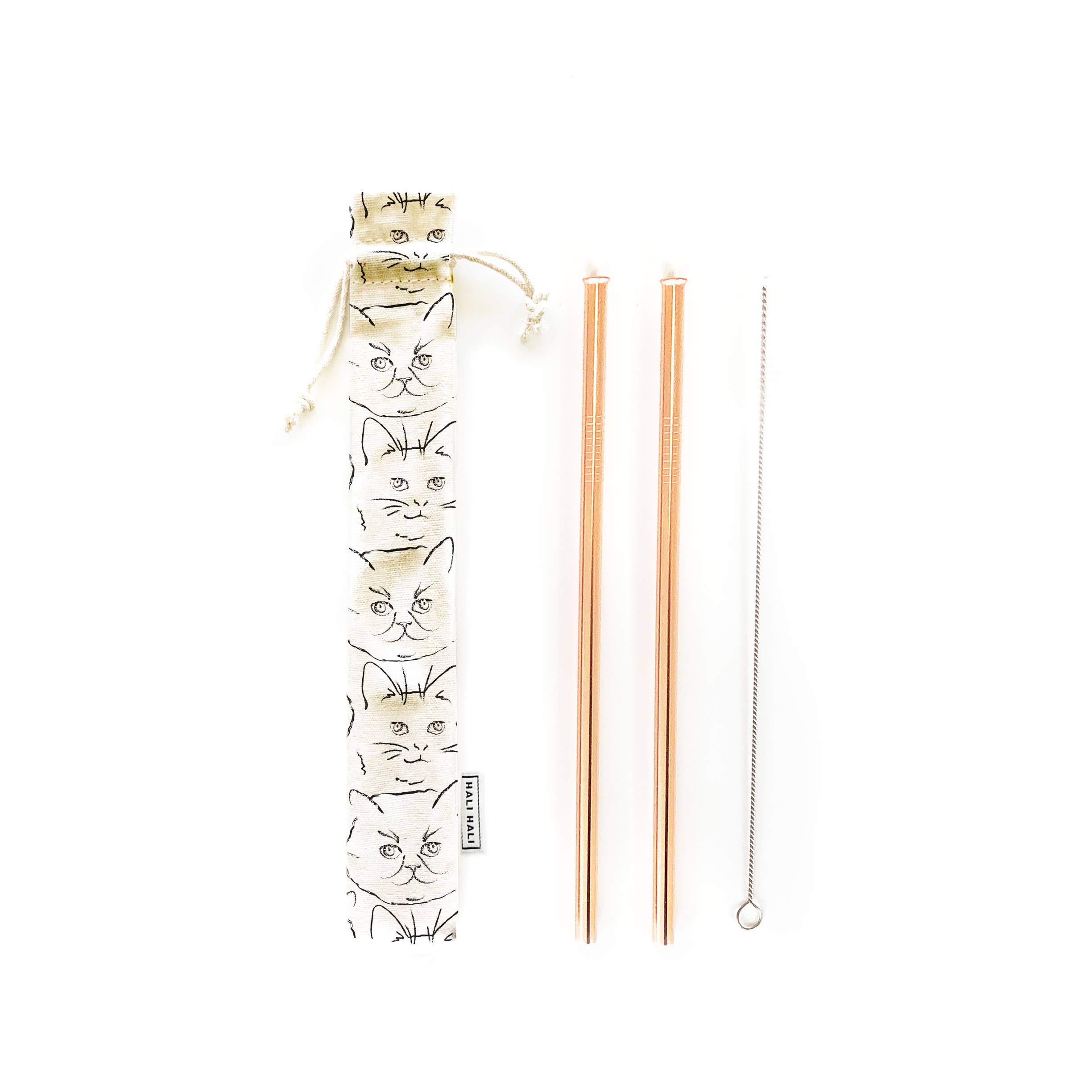 Reusable Metal Straw Set - 2 Straw Pack - Salix Intimates