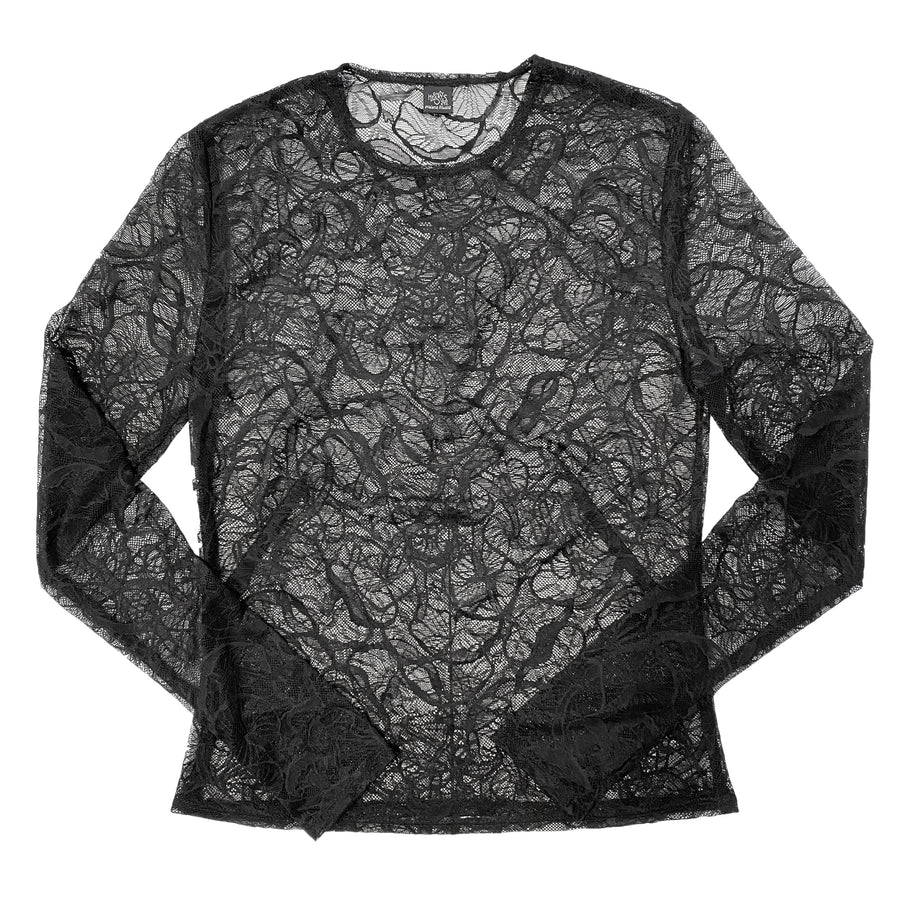 Go Ask Alice Lace Long Sleeve Top