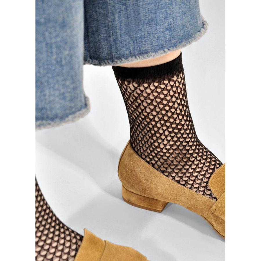 Vera Net Ankle Socks - Salix Intimates