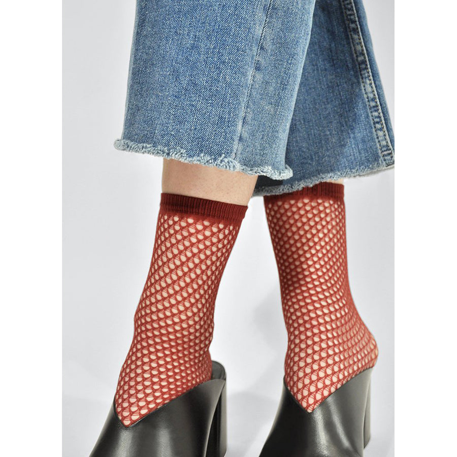 Vera Net Ankle Socks - Salix Intimates