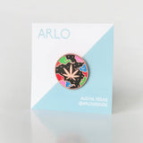 In A Haze Enamel Pin