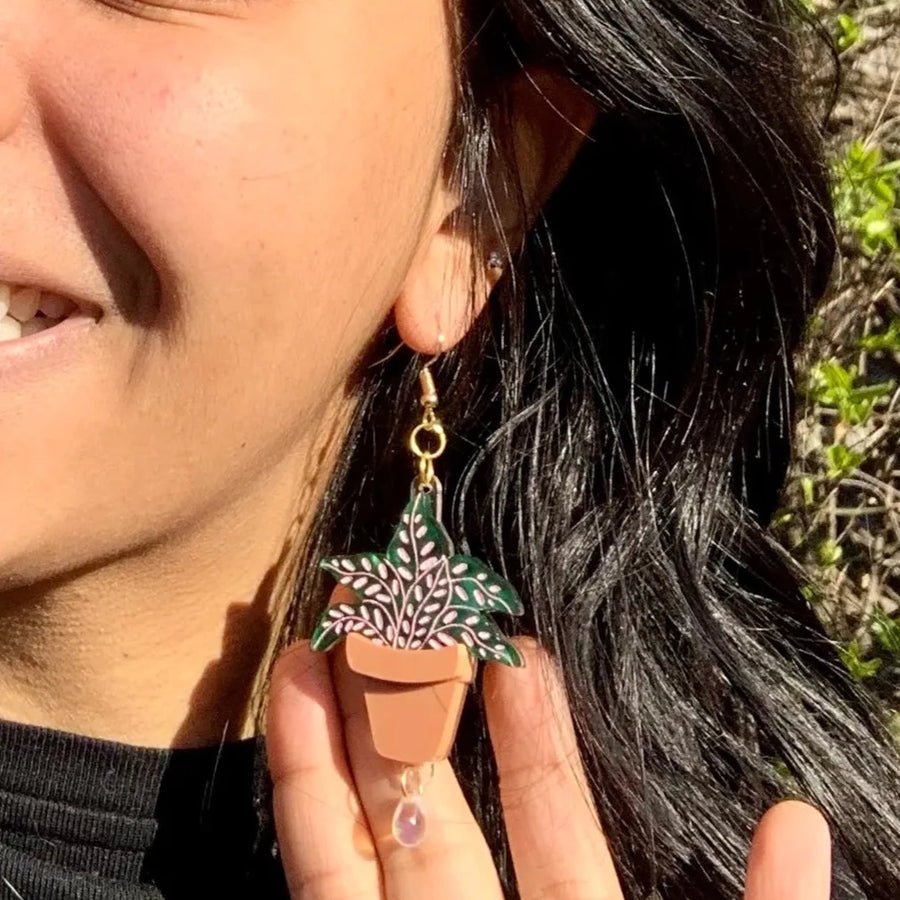 Terracotta Plants Earrings
