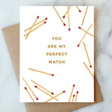 Perfect Match Greeting Card
